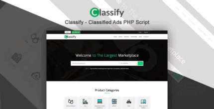 Classify classified ads php script codermarket.png