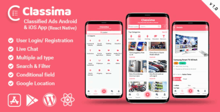 Classima classified ads android ios app codermarket.png