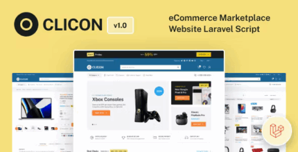 Clicon ecommerce laravel script single vendor codermarket.png