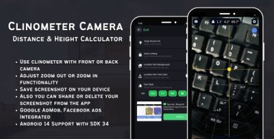 Clinometer camera height calculator with admob ads android codermarket.jpg
