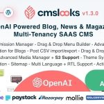 Cmslooks saas openai powered blog news magazines multi tenancy saas cms.jpg
