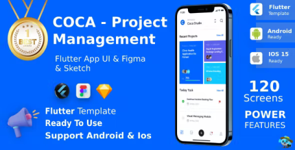 Coca project management app android ios figma sketch ui kit .png