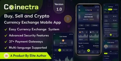 Coinectra buy sell and crypto currency exchange flutter app android ios .jpg