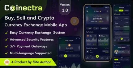 Coinectra buy sell and crypto currency exchange flutter app android ios .jpg