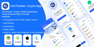 Cointracker crypto trading application flutter android ios ui kit app.png