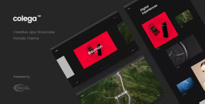 Colega creative portfolio theme codermarket.png
