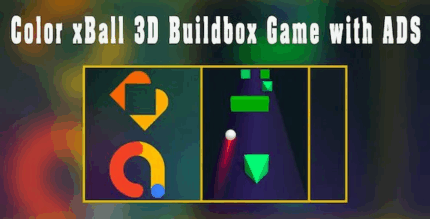 Color xball 3d buildbox game with ads codermarket.png