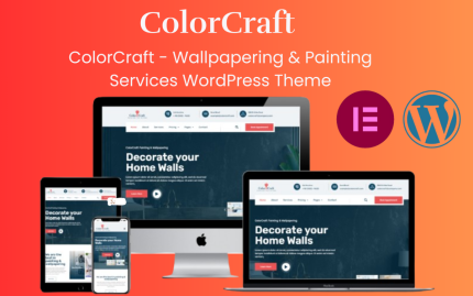 Colorcraft wallpapering painting services wordpress theme.png