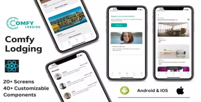 Comfy lodging rental properties application like airbnb codermarket.png