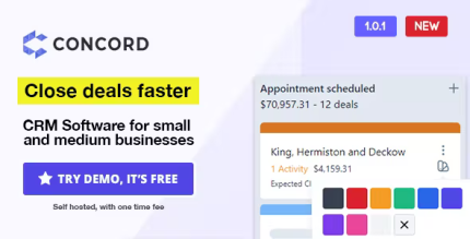 Concord deals management crm codermarket.png
