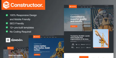 Constructoor construction building elementor template kit codermarket.png