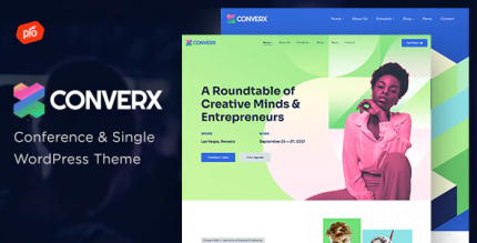 Converx conference single event theme codermarket.png