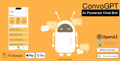 Convogpt flutter chatgpt mobile app codermarket.png