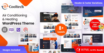 Cooltech air conditioning heating wordpress theme codermarket.png