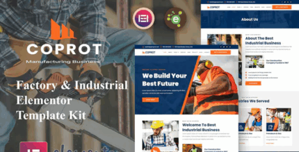 Coprot factory industrial elementor template kit codermarket.png