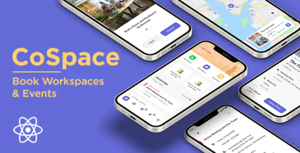 Cospace coworking booking react native app template codermarket.png