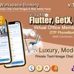 Coworking workspace booking flutter full app with getx chat web admin.jpg
