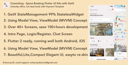 Coworking workspace booking flutter ui kits with getx codermarket.png