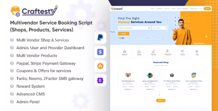Craftesty multi vendor service booking system for cleaning salon maid.png