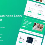 Credia banking business loan elementor template kit codermarket.png