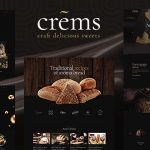 Crems bakery chocolate sweets pastry wordpress theme codermarket.jpg