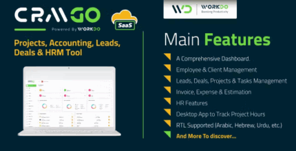 Crmgo saas projects accounting leads deals hrm tool codermarket.png