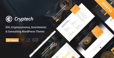Cryptech ico and cryptocurrency wordpress theme codermarket.png
