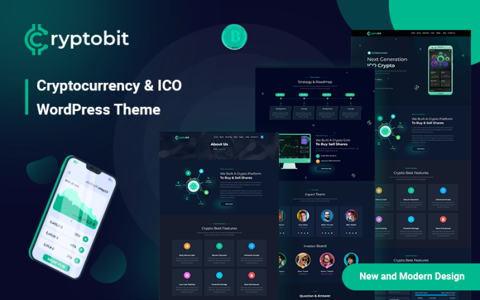 Cryptobit cryptocurrency bitcoin wordpress theme.png