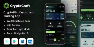 Cryptocraft react native cli cryptocurrency mobile app template codermarket.jpg