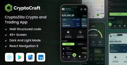 Cryptocraft react native cli cryptocurrency mobile app template codermarket.jpg