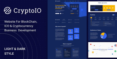 Cryptoio cryptocurrency wordpress theme codermarket.png