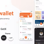 Cryptowallet app v100 flutter ui kit using getx codermarket.png