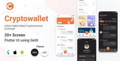 Cryptowallet app v100 flutter ui kit using getx codermarket.png