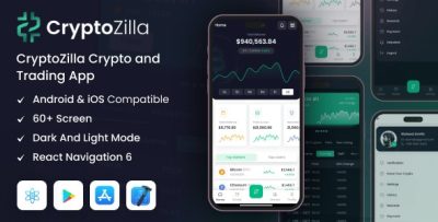Cryptozilla react native cli cryptocurrency mobile app template codermarket.jpg