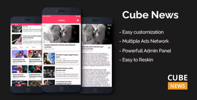 Cube news simple news app codermarket.png