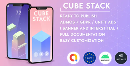 Cube stack admob gdpr unity codermarket.png