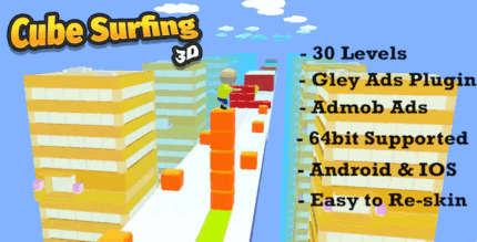 Cube surfing 3d complete unity template codermarket.png