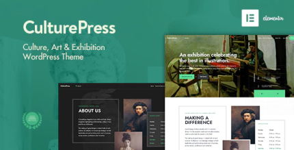 Culturepress art culture wp theme codermarket.png