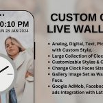 Custom clock live wallpaper analog digital image emoji android codermarket.jpg