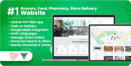 Customer website for grocery food pharmacy store delivery laravel app .png
