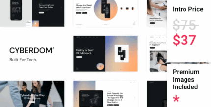 Cyberdom technology and software company theme codermarket.png