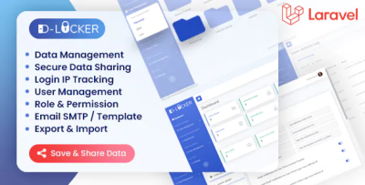 D locker password card and link manager codermarket.png