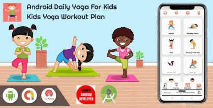 Daily yoga for kids easy workout plan with admob facebook ads codermarket.png