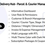 Delivery hub saas parcel courier management tool codermarket.jpg