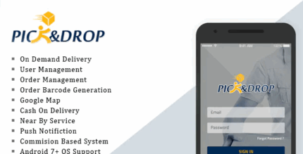 Delivery management package tracker android app with web admin control .png