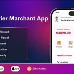 Delix courier and parcel delivery flutter merchant app codermarket.jpg