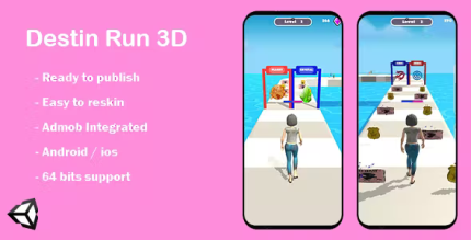 Destin run 3d unity admob codermarket.png