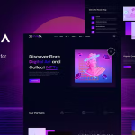 Devvata nft portfolio elementor template kit codermarket.png