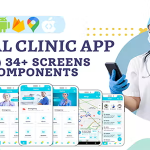 Digital clinic flutter app ui kit codermarket.png
