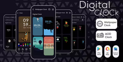 Digital clock lwp digital clock aod always on display live wallpaper .png